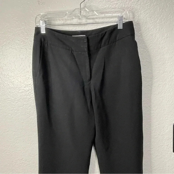 Ann Taylor Cropped Black Wide Leg Trousers Size 6 - Picture 5 of 5